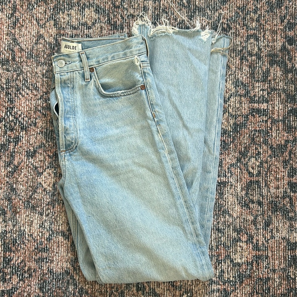AGOLDE Light Wash Jeans